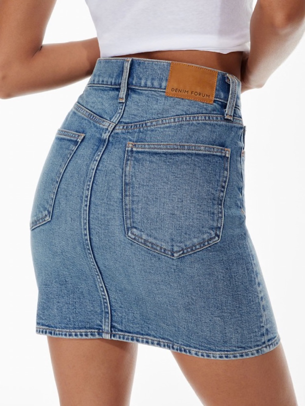 DENIM FORUM The Pin-Up Denim Skirt - Picture 5 of 10